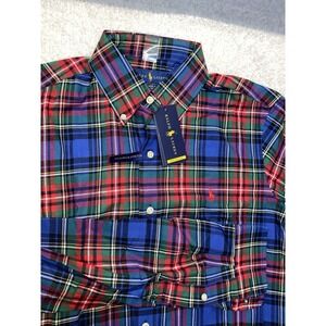 Ralph Lauren Classic Fit Performance Flannel Men's Small Long Sleeve Wicking NWT
